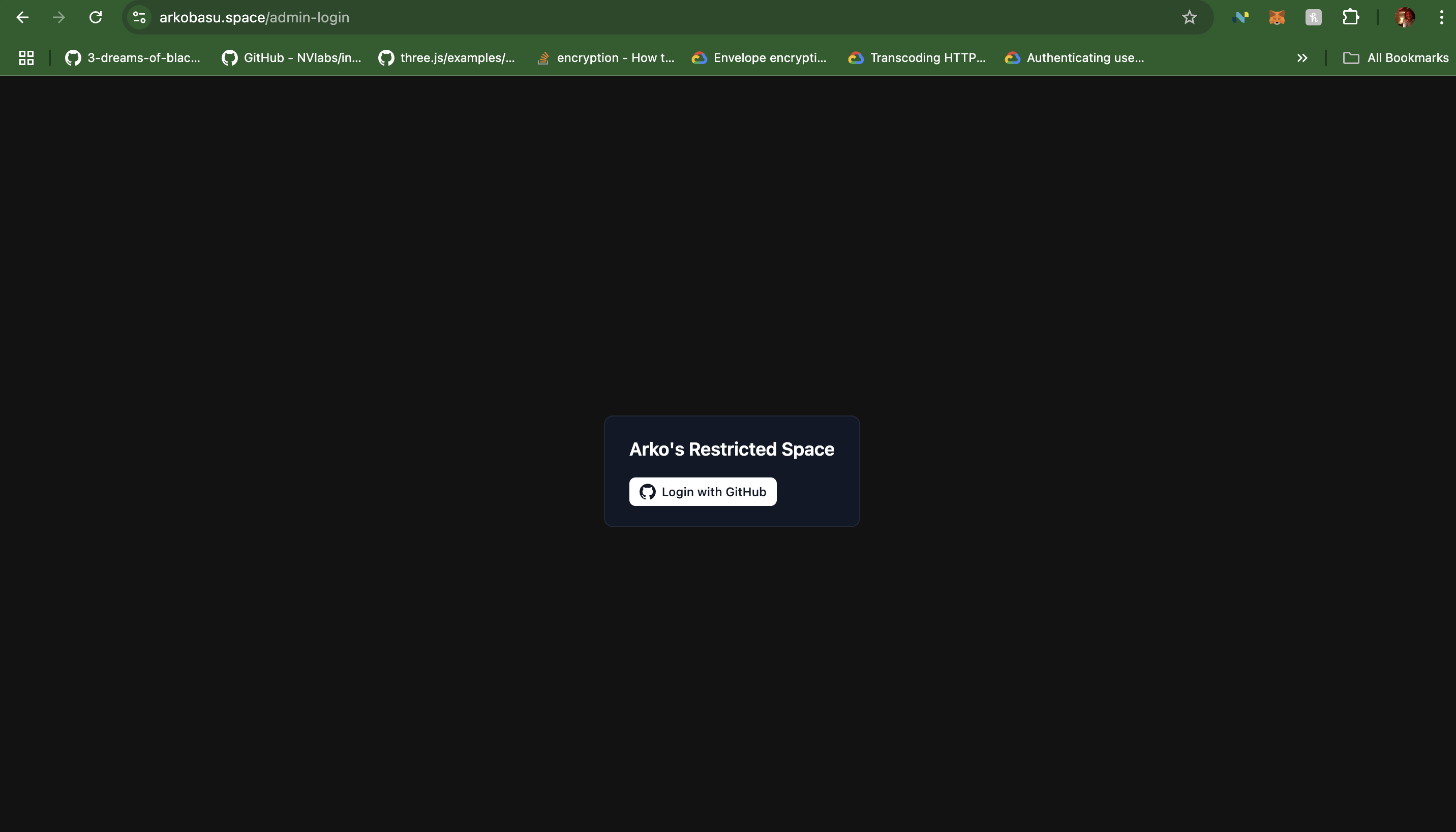 Image showing redirect to Admin Login page